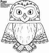 Paper Bag Printable Template Puppet Puppets Owl Crafts Patterns Print Craft Owls Printables Templates Coloring Easy Pages Bags Para Pattern sketch template