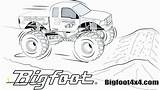 Monster Digger Grave Coloring Pages Trucks Truck Outline Colorprint Divyajanani sketch template