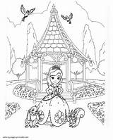 Sofia Coloring Pages First Printable Princess Print Disney Look Other sketch template
