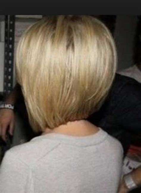 back view of layered graduated bob hairstyle short hairstyle 2013