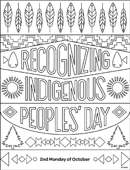 indigenous peoples day coloring pages national indige vrogueco