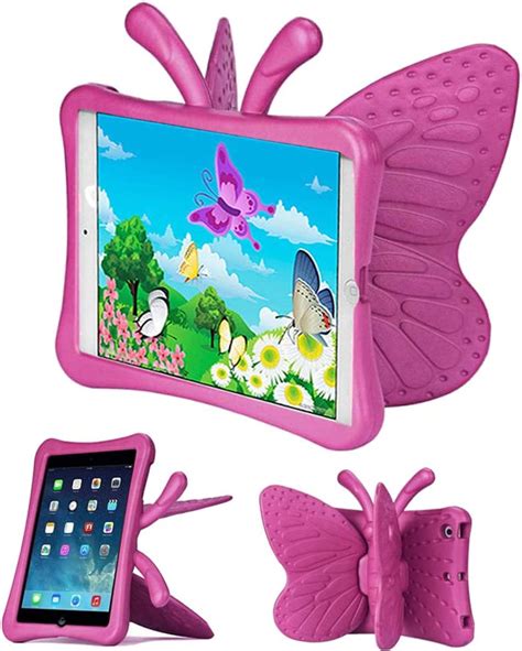 ipad mini case  girls butterfly shape shock proof kid proof durable eva foam super