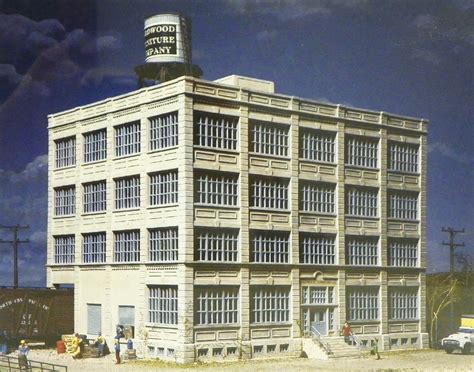 walthers cornerstone ho scale buildingstructure kit hardwood furniture factory walmartcom