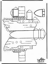 Bouwplaat Papercraft Barco Basteln Knutselen Barcos Ritagliare Barca Bote Maqueta Molde Maquetas Bouwplaten Manualidades Caravela Print Kinderen Nukleuren Kleurplaten Boten sketch template