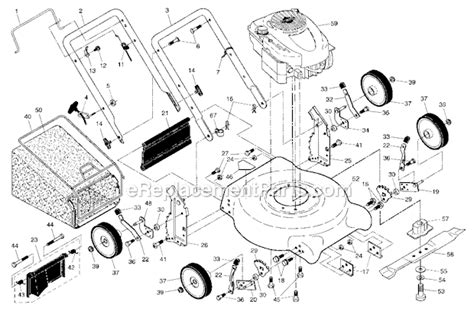 manual craftsman  propelled lawn mower parts diagram infouruacth