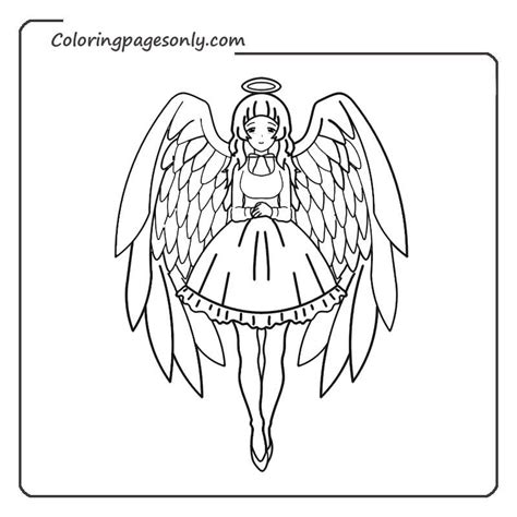 angel coloring pages coloring pages  kids  adults