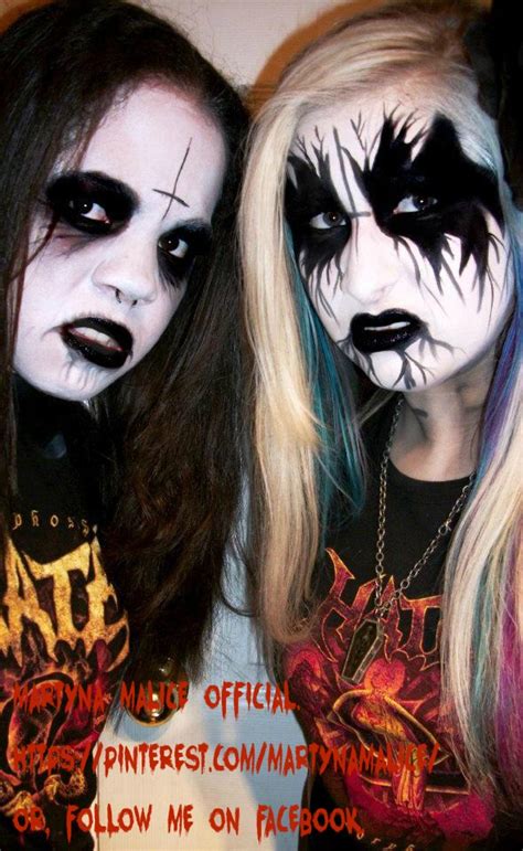 black metal makeup ♥ nerdgirlproblems gothic makeup horror makeup black metal