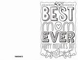Mothers Printable Cards Color Mother Card Coloring Mom Thanksgiving Ecards Kids Pages Activities Amp Colors Easy sketch template