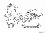 Schlitten Weihnachtsmann Ausmalbilder Ausmalen Rentier Malvorlage Rentierschlitten Malvorlagen Weihnachtsbilder Weihnachten Rentiere Das sketch template