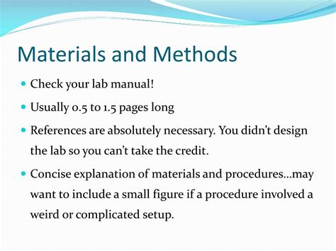 essentials  writing  good lab report powerpoint