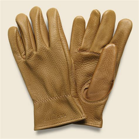 buckskin unlined gloves nutmeg