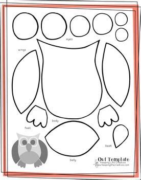 owl craft template kreativ hobbi harmadikos matek es sablonok