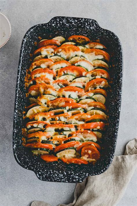 zucchini tomaten auflauf mit kaese ueberbacken aline