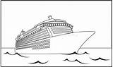Cruise Coloring sketch template