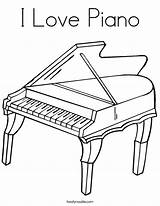 Piano Coloring Noodle Twisty sketch template