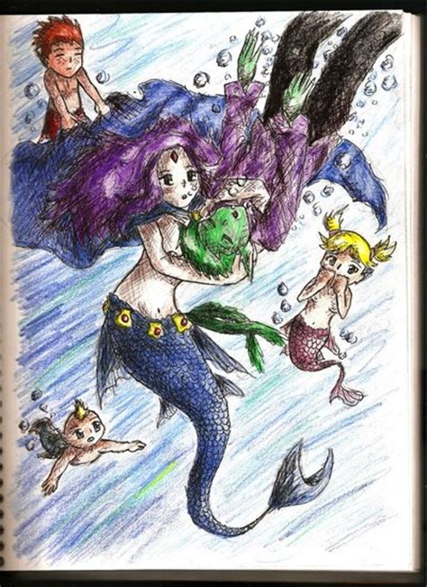 bbxrae save by the mermaid by teentitans on deviantart