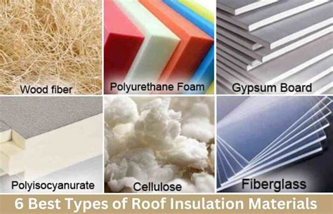 types  roof insulation materials