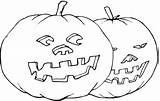 Coloring Pumpkin Pumpkins Two Pages Printable Patch Halloween Do Kids Print Categories sketch template
