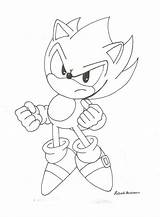 Sonic Super Coloring Pages Classic Dark Hedgehog Drawing Color Print Chan Robie Tracing Stripes Bad Case Drawings Printable Getdrawings Getcolorings sketch template