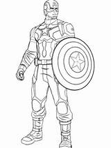 Coloring Avengers Dibujos Superheroes sketch template