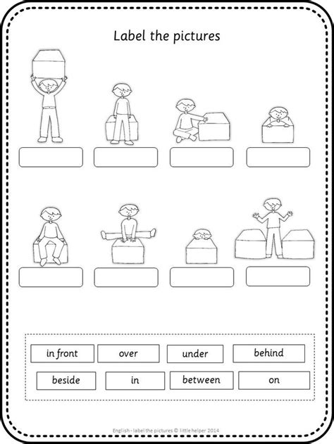 image result  worksheets prepositions     english