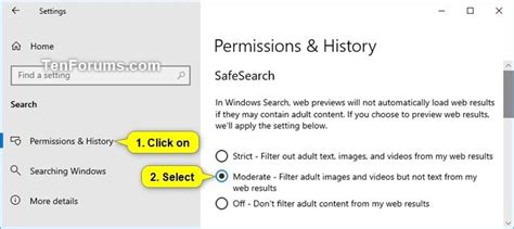 disable  enable safesearch setting filter  windows enforce
