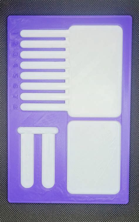 printed pinning tray purple white dark arts lock picking