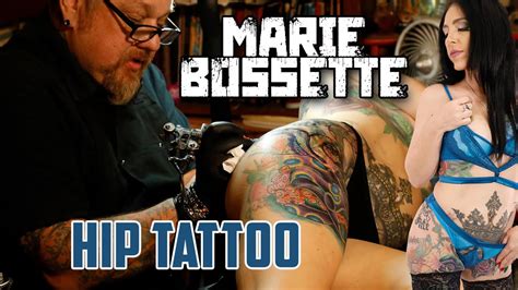 Marie Bossette Gets A Octopus Tattoo On Her Thigh By Baba