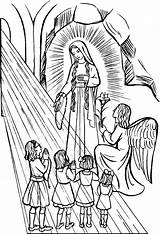 Coloring Lady Rosary Catholic Pages Kids Guadalupe Feast Virgen Fatima Drawing Divergent Colouring Sheets Printable Color Colour October Bethesda Pool sketch template