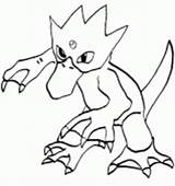 Pokemon Golduck Coloring Pokemons Mankey Psyduck Drawings Previous sketch template