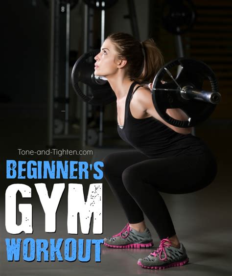 total body gym workout  beginners tone  tighten