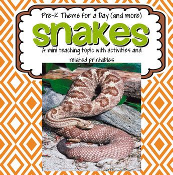 snakes theme math science and literacy activities and