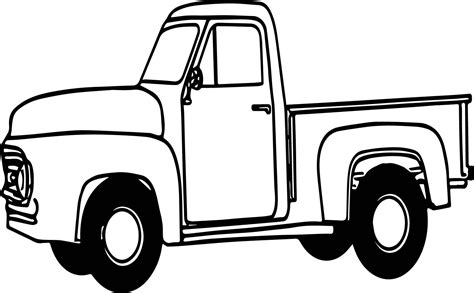 printable ford truck coloring pages heartof cotton candy