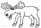 Moose Coloring Pages Cartoon Printable Kids Baby Color Clipart Cliparts Print Cool2bkids Colouring Sheets Colors Collection Dane Great Animals Library sketch template