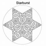 Coloring Star Pages Starburst Designs Printable Pattern Getcolorings Drawing Getdrawings sketch template
