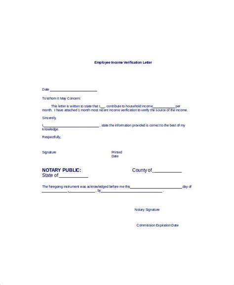 employment verification letter sample hb master  template document