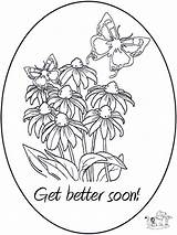 Coloring Pages Better Feel Well Soon Hope Card Printable Cards Color Colouring Template Funnycoloring Getcolorings Popular Getdrawings Books Advertisement sketch template