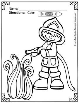 fire safety coloring pages dollar deal  pages  fire fire safety