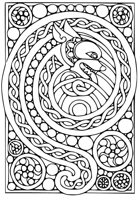 celtic knot coloring pages  adults adult arianrhod celtic