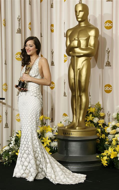 Marion Cotillard 80th Annual Academy Awards Press Room