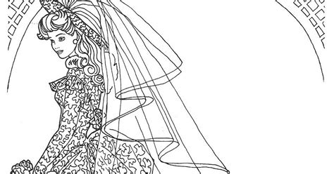 barbie coloring pages barbie wedding dress coloring pages