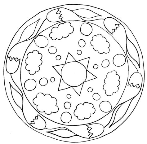 printable mandalas  kids  coloring pages  kids