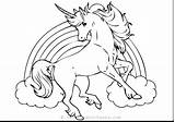 Unicorn Coloring Pages Colorat Horse sketch template