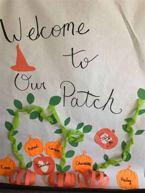 Classroom Bulletin Board Pumpkin Patch Theme In 2020