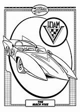 Speed Coloring Racer Pages Mach Boat Five Popular Getdrawings Getcolorings sketch template
