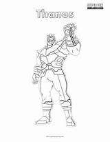 Fortnite Thanos Childrencoloring sketch template