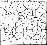 Kodu Pokoloruj Tractor Color Numbers Według Worksheets Preschool Do sketch template