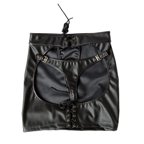 Fashion Pu Leather Sexy Lingerie Hot Bondage Exposed