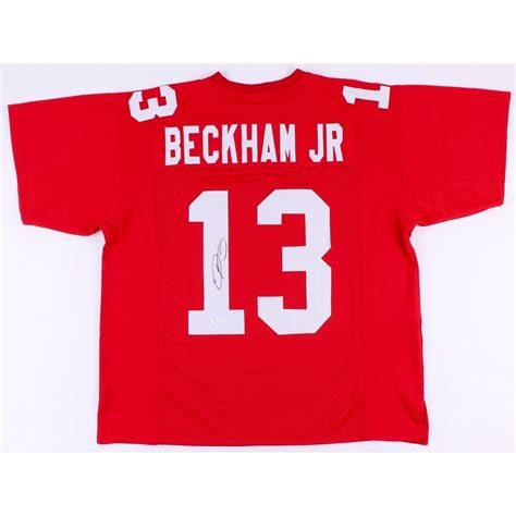 Odell Beckham Jr Signed Giants Jersey Jsa Coa Pristine Auction