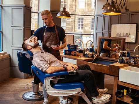edinburgh barbershop brings  uks  beer spa treatment